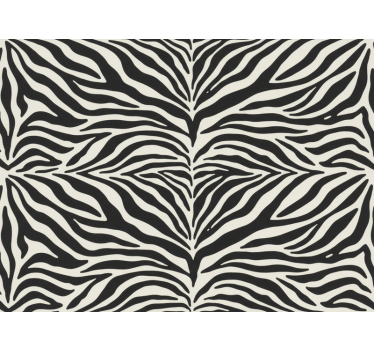 Wallpaper zebras realistic zebra pattern - TenStickers