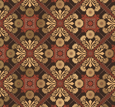 Vintage wallpaper for bedroom - TenStickers