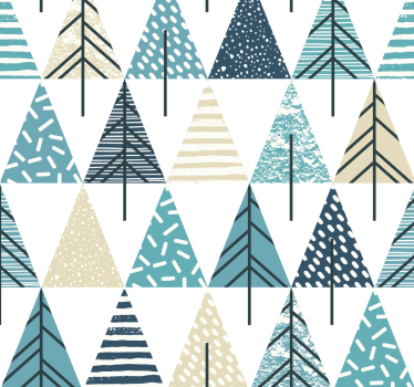 Wallpaper nordic pattern - TenStickers