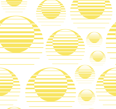 Geometric wallpaper geometric circles pattern - TenStickers