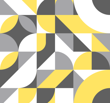 Angular Waves geometric wallpaper - TenStickers