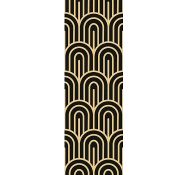 Geometric wallpaper geometric archway design - TenStickers