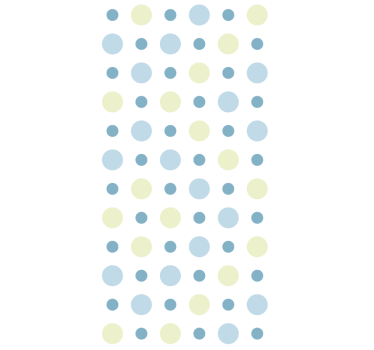 Polka dots wallpaper polka dot serenity - TenStickers