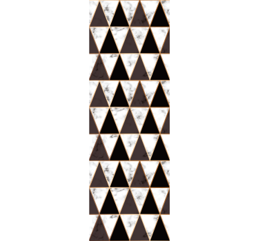 Triangular Geometric Marble geometric wallpaper - TenStickers