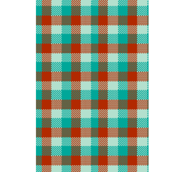 Gingham Pattern wallpaper geometric - TenStickers