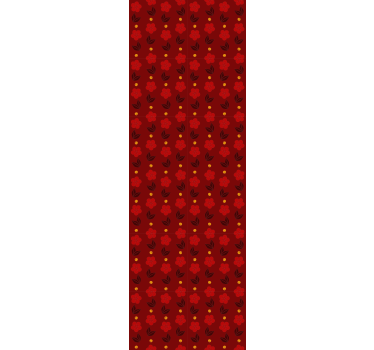 Crimson Polka Dots polka dots wallpaper - TenStickers