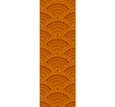 Geometric wallpaper with arch patterns - TenStickers