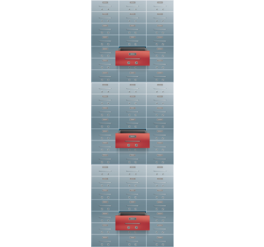 Commercial Lockers wallpaper industrial - TenStickers