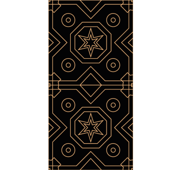 Geometric wallpaper geometric star symmetry - TenStickers