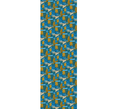 Geometric wallpaper geometric interlace - TenStickers