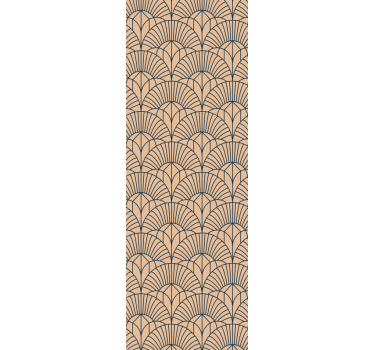 Geometric wallpaper geometric fan pattern - TenStickers