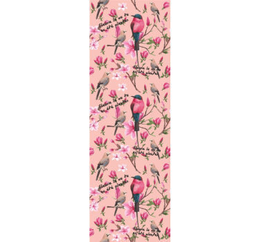 Birds in wallpaper birds blossom design - TenStickers