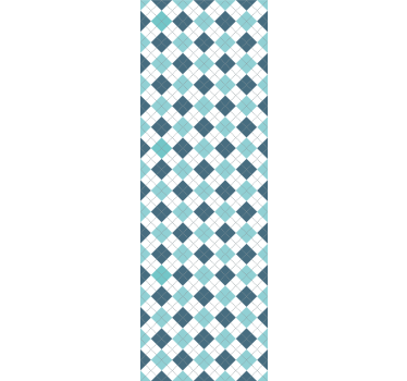 Geometric Argyle Pattern wallpaper squares - TenStickers