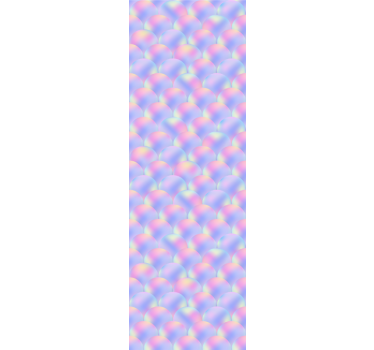 Iridescent Scales polka dots wallpaper - TenStickers