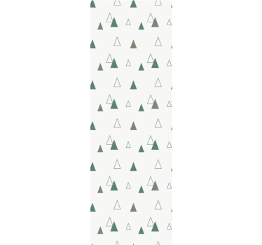 Forest pattern triangles wallpaper - TenStickers