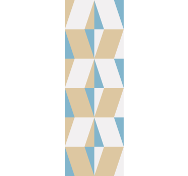 Triangular Motif wallpaper geometric - TenStickers