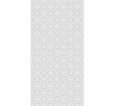 Geometric wallpaper geometric petals - TenStickers