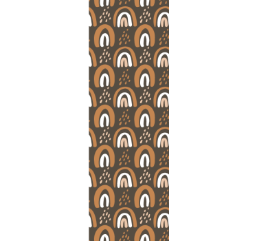 Geometric wallpaper geometric arc design - TenStickers