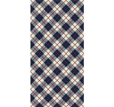 Argyle Pattern wallpaper geometric - TenStickers