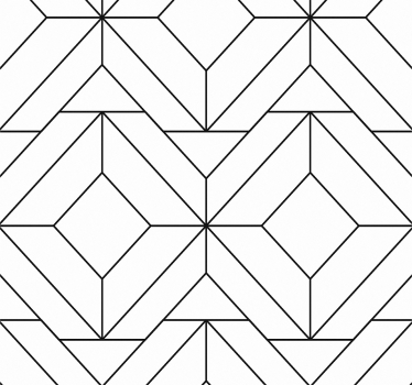 Geometric Stripes Decor geometric wallpaper - TenStickers