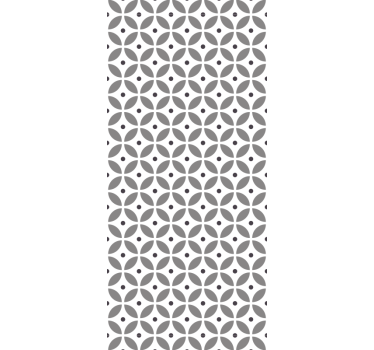 Geometric wallpaper geometric petal pattern - TenStickers