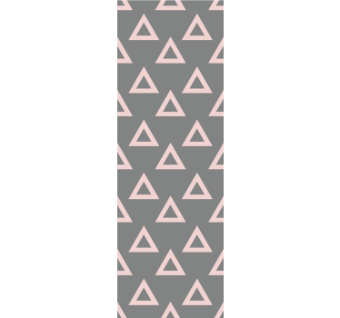 Triangular Motifs geometric wallpaper - TenStickers