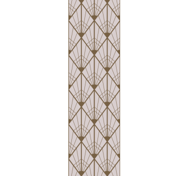 Geometric wallpaper in fan pattern design - TenStickers