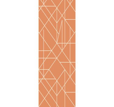 Geometric wallpaper in linear design - TenStickers