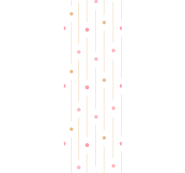 Dotted and Striped polka dots wallpaper - TenStickers