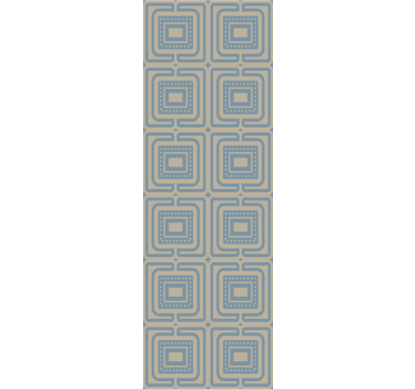 Retro Square Geometry geometric wallpaper - TenStickers
