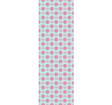 Geometric wallpaper with geometric motif - TenStickers