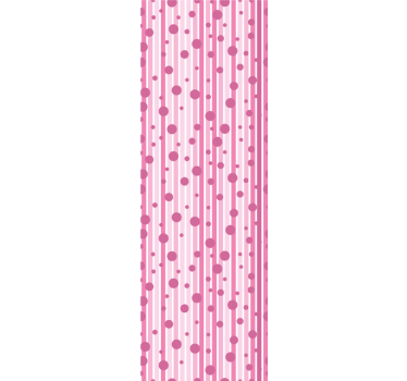 Striped Dot Pattern polka dots wallpaper - TenStickers
