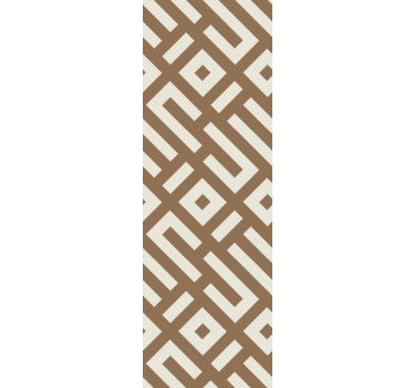 Angular Pattern geometric wallpaper - TenStickers