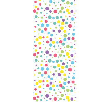 Polka dots wallpaper polka dot burst - TenStickers