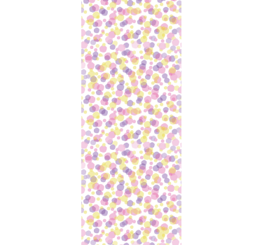 Multicolor polka polka dots wallpaper - TenStickers