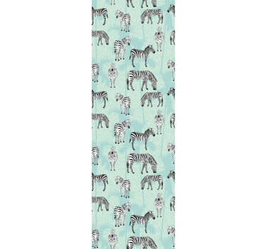 Zebra Patterns wallpaper zebras - TenStickers