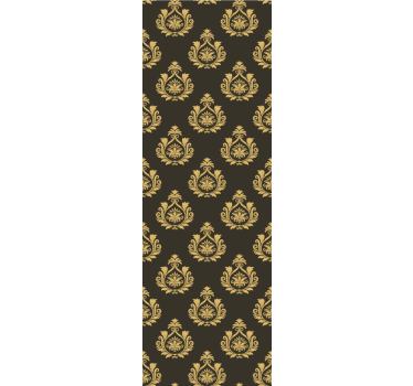 Ornate Foliage Motif baroque wallpaper - TenStickers