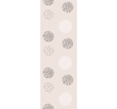 Circular Pattern Motif geometric wallpaper - TenStickers
