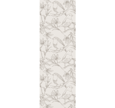 Bird Sketch Design birds in wallpaper - TenStickers