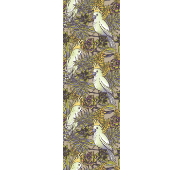 Tropical Bird Patterns animals wallpaper - TenStickers