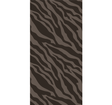 Stylish black and brown pattern wallpaper zebras - TenStickers
