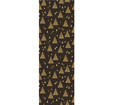 Golden Triangle Motif geometric wallpaper - TenStickers