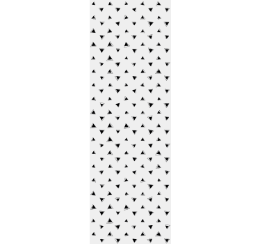 Black and white motif geometric wallpaper - TenStickers