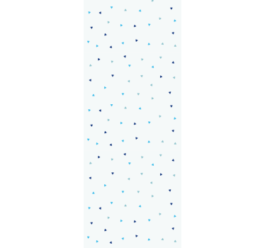 Minimalist Triangles geometric wallpaper - TenStickers