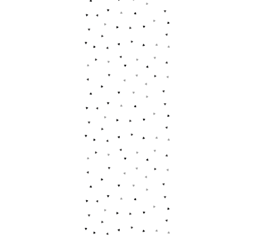 Scattered Triangles geometric wallpaper - TenStickers