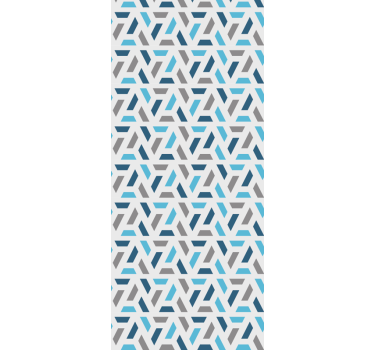 Abstract Interlocking Patterns geometric wallpaper - TenStickers