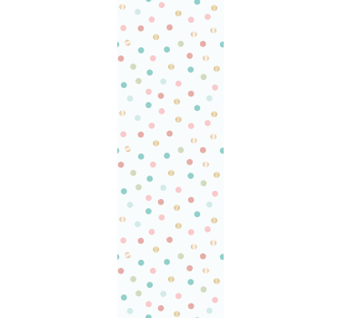 Polka dots wallpaper polka dot joy - TenStickers