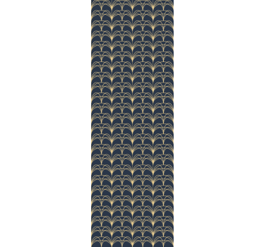 Art Deco Arcs geometric wallpaper - TenStickers