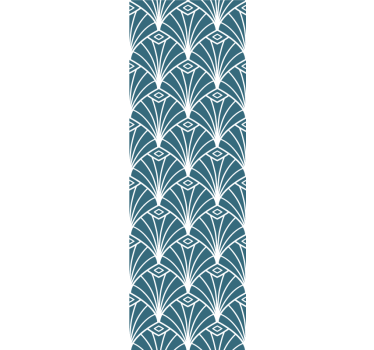 Abstract Peacock Feathers in Geometry geometric wallpaper - TenStickers