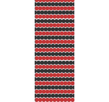 Geometric wallpaper geometric scallops - TenStickers